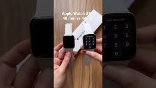 Apple Watch SE2 40mm vs 44mm Size Comparison Full Video On My Channel AppleWatch40 AppleWatch44 [upl. by Edelson]