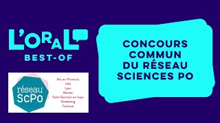 Réseau Sciences Po  Concours Commun  BestOf [upl. by Atiseret]