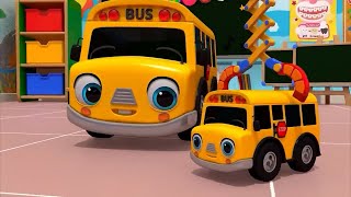 Wheels on the Bus  Baby Toddler Songs  Nursery Rhymes amp Kids Songs [upl. by Anaihr990]