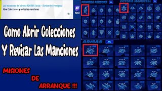 Donde Abrir Colecciones Y Revisar Las Menciones  Fortnite [upl. by Boone473]