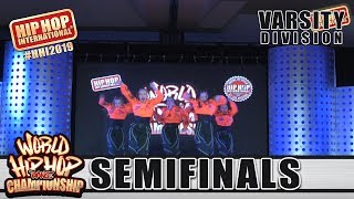 Rebellious  NewZealand Varsity  HHI 2019 World Hip Hop Dance Championship Semis [upl. by Otilia627]