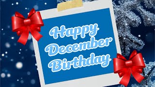 December Birthday Song [upl. by Lyons]