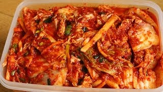 How to make Easy Kimchi 막김치 [upl. by Ranita824]