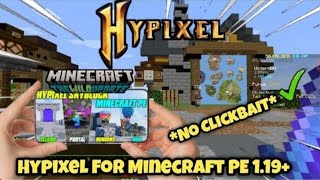 hypixel server 🥰ip address🥰 for minecraft pe 119  Play real Hypixel in mobileV119  subscribe [upl. by Waller]