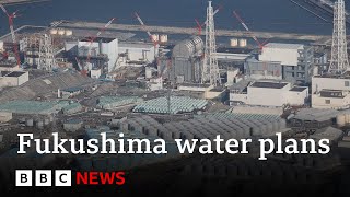 Fukushima nuclear disaster Plans for water release approved  BBC News [upl. by Ymaral]