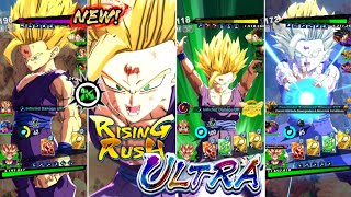 Ultra Ssj2 Gohan Gameplay with all Unseen AnimationsUnique GaugeRushCounterDragon Ball Legends [upl. by Ardeahp]