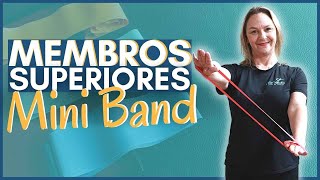 ✅TREINO DE BRAÇOS MINI BAND  PILATES EM CASA [upl. by Accber]