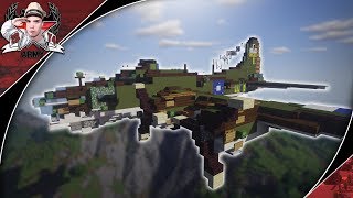 Minecraft WW2 Boeing B17G quotFlying Fortressquot  Heavy Bomber Tutorial InFlight Version [upl. by Madid858]