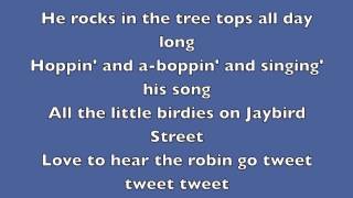 Rockin Robin  Michael Jackson Lyrics [upl. by Ruffin365]