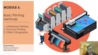 MODULE 6 Basic Printing Methods Letterpress Gravure Offset Lithography [upl. by Ardnekat]