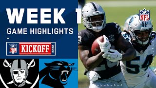 Raiders vs Panthers Week 1 Highlights  NFL 2020 [upl. by Tidwell542]