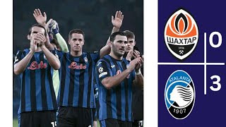 Shakhtar Donetsk Vs Atalanta 0  3 highlights Champions League 202425 Round 2 [upl. by Innes64]