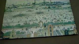 L S Lowry Sunday Afternoon 1957 FOR SALEwmv [upl. by Godber]