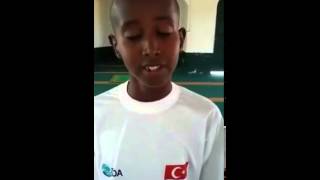 Quran Recitation Very Nice by a young African somali child Abduqadir [upl. by Vincenz]