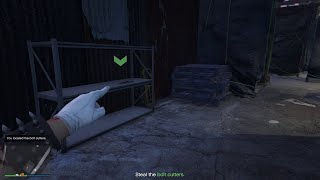 GTA V Salvage Yard Robbery The Cargoship Robbery Task Bolt Cutters [upl. by Cole]