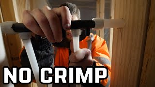 Mind Blowing Pex Install  No Crimp Expandable Uponor  Home Renovation [upl. by Rezeile]