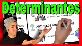 💥 Los DETERMINANTES y sus CLASES 💥 ARTÍCULO para NIÑOS [upl. by Arella641]