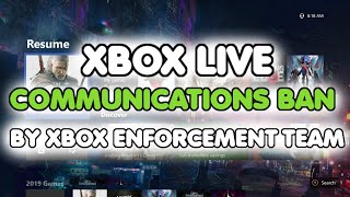 Xbox LIVE Enforcement Team  Communications Ban Wonderful [upl. by Edana]