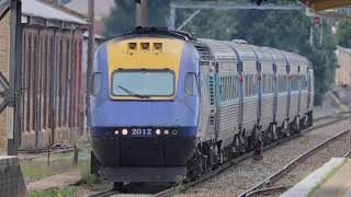 XPT ST23 arrives and departs Goulburn Station 20124 [upl. by Spatola]