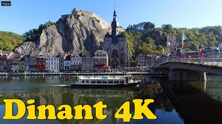 Dinant Belgium Walking tour 4K Pearl of Wallonia [upl. by Eded245]