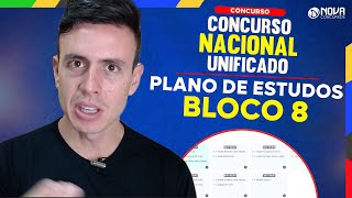 Concurso CNU  Plano de Estudos BLOCO 8 IBGE MAPA e FUNAI [upl. by Arakal]