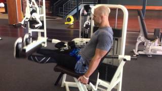 Blood Flow Restriction Training Leg Extensions [upl. by Willyt]