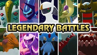 Pokémon Legends Arceus  All Legendary Pokémon Battles HQ [upl. by Demetra]