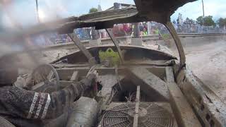 Tyler Quast 73 Wright County Fair Demolition Derby 2019 Builder Class [upl. by Hamon]