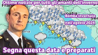 METEO Finalmente la fine del caldo intenso infernale e il ritorno dellinverno che tutti aspettavano [upl. by Dimitry]