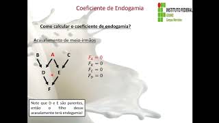 Aula 10 Teoria do Melhoramento Animal  Endogamia parte 2 e grau de sangue [upl. by Rashida]