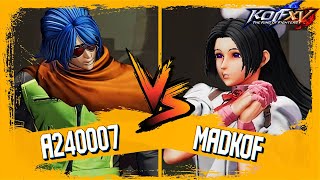 KOF XV ⚡ a240007 KyoKKrohnen vs MadKOF HinakoNajdGoenitz ⚡ Steam Replay Match ⚡ [upl. by Tseng]