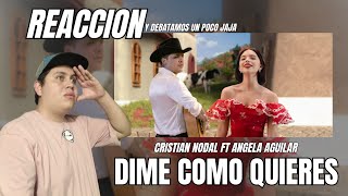 REACCIONDIME COMO QUIERESChristian Nodal FT Angela Aguilar porfin hablemos algo del tema 🤔🎶🤩😐💯 [upl. by Acisseg]