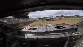 Jayce Houle rolls Jerry Thomas Schaghticoke Fair Demolition Derby 9224 [upl. by Durman]