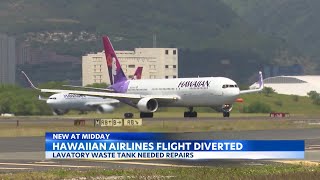 Hawaiian Airlines flight from Maui to Vegas diverted to Oahu for water tank repairs [upl. by Neu82]