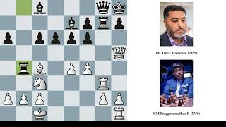 Praggnanandhaa victory in the first round  45th Chess Olympiad Budapest 2024 [upl. by Grenier931]