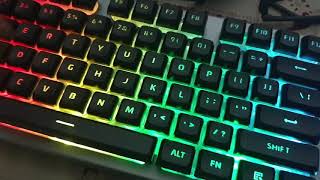 HP Gaming Keyboard K500F  How to change the light pattern [upl. by Scheck]