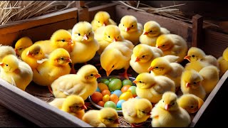 World Cute Chickens Colorful Chickens Rainbows Chickens Cute Ducks Cat RabbitsCute Animals [upl. by Puri381]