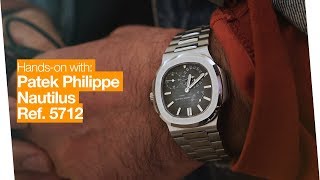 Handson Patek Philippe Nautilus 5712  Unsporty Sports Watch [upl. by Donell]