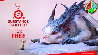 How to Get SUBSTANCE PAINTER for FREE [upl. by Guimar]