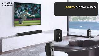 Croma 400W Bluetooth Soundbar  Feature video [upl. by Yanffit]