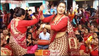 Teej ma Aama samuha haru ko naach  Live Teej Mela  Batulechour  2075  Part 4 [upl. by Il]