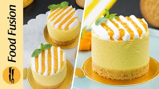 Mini Mango Cheesecake Recipe by Food Fusion [upl. by Khajeh]