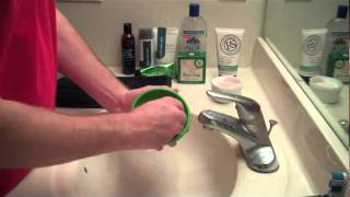 How to Lather a Shave Cream [upl. by Yelehsa]