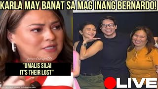 KARLA ESTRADA PINA TAMAAN ang MAG INANG KATHRYN at MIN BERNARDO• Karla BINIDA SI DANIEL [upl. by Kester376]