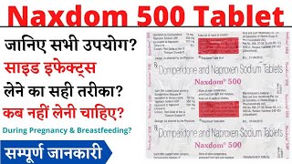 Naxdom  500 Tablet Uses Hindi सिर दर्द माइग्रेन के दर्द में उपयोगी medicinehubrock [upl. by Ltihcox429]