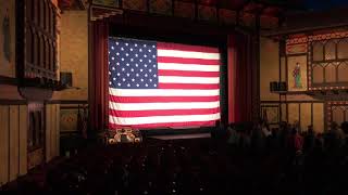 Organist Justin La Voie plays The Star Spangled Banner  the Redford Theatre 10052018 [upl. by Edee]