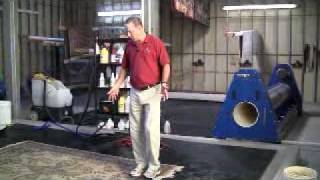 How To Clean An Oriental Rug  Step 3 Soil Extraction amp Washing [upl. by Doughty]