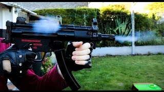 Airsoft Review MP5K PDW WE GBBR Fr [upl. by Ebsen]