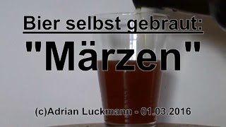 Bier selbst gebraut ein Märzen brauen  Hobbybrauer [upl. by Eenwat]