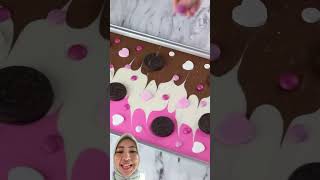 Coklat cake chocolate dessert diy cakedecorating cute [upl. by Esinel]